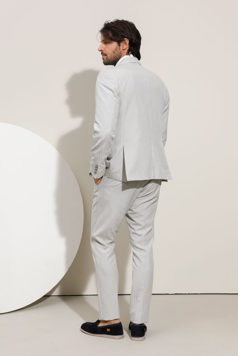 Sive pantalone sa prugama Tiffany Production