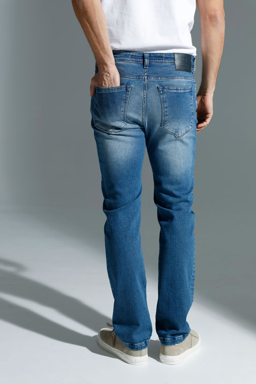 Comfort slim muške farmerke – plavi teksas Tiffany Production