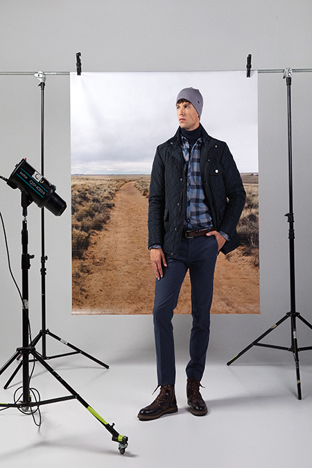 Muška karirana košulja dugih rukava Tiffany Production