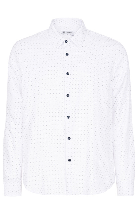 Muška košulja dugih rukava sa kontrastnim dugmićima Tiffany Production