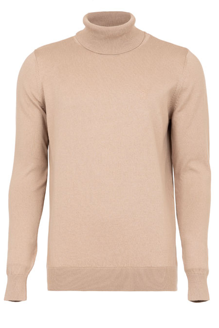 Bazna muška rolka dugih rukava sa rebrastom porubom Tiffany Production