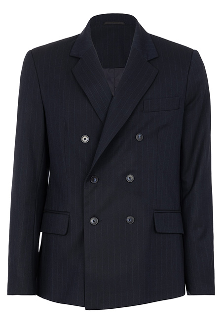 Muški prugasti sako sa duplim kopčanjem Tiffany Production