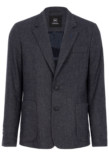 Muški sako sa reverima i prednjim dugmićima Tiffany Production