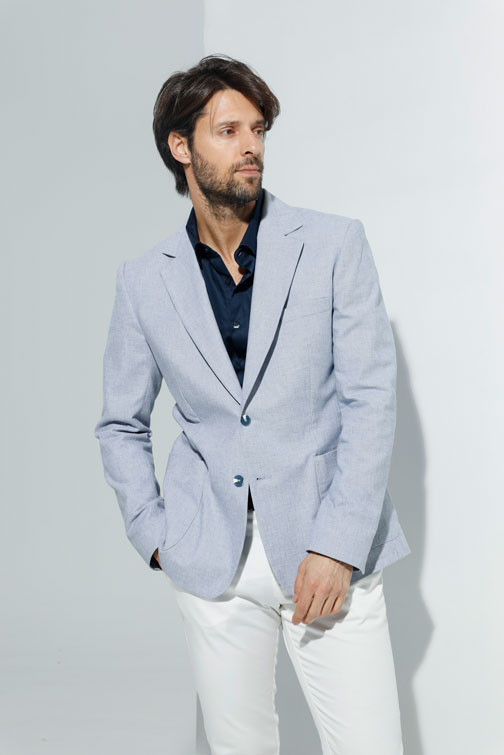 Sako klasičnog kroja sa lanom Tiffany Production