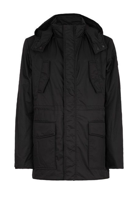 Tiffany Production Muška jakna sa kapuljačom i visokom kragnom