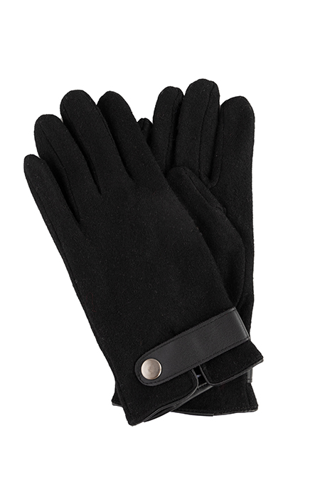 Tiffany Production Muške kombinovane rukavice sa ukrasnom trakom