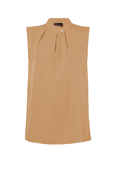 Tiffany Production Bluza bez rukava sa visokom kragnom