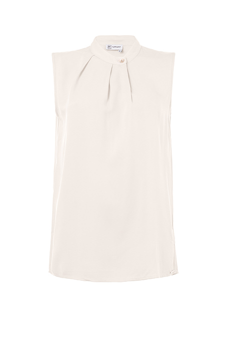 Bluza bez rukava sa visokom kragnom Tiffany Production
