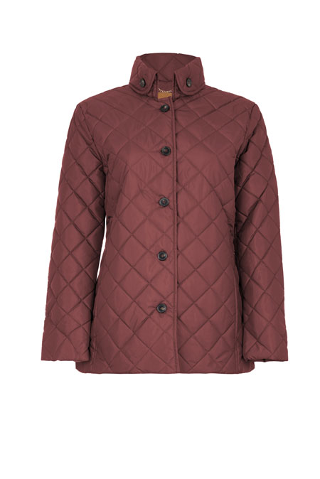 Ženska kratka prošivena jakna sa kragnom Tiffany Production