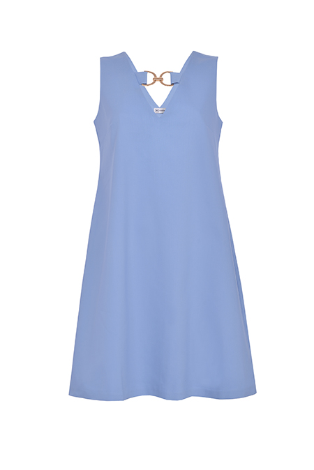 Tiffany Production Kratka haljina A kroja sa ukrasnom šnalom