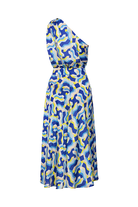 Asimterična midi haljina A kroja Tiffany Production